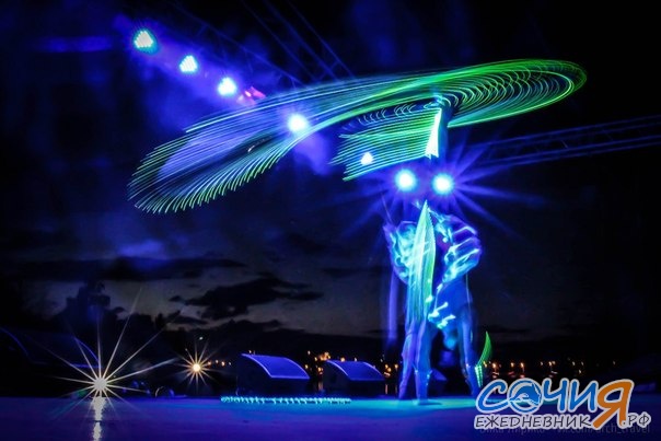 В Сочи 27 июня состоится Фестиваль света LightOn в парке ривьера сочи Сочи